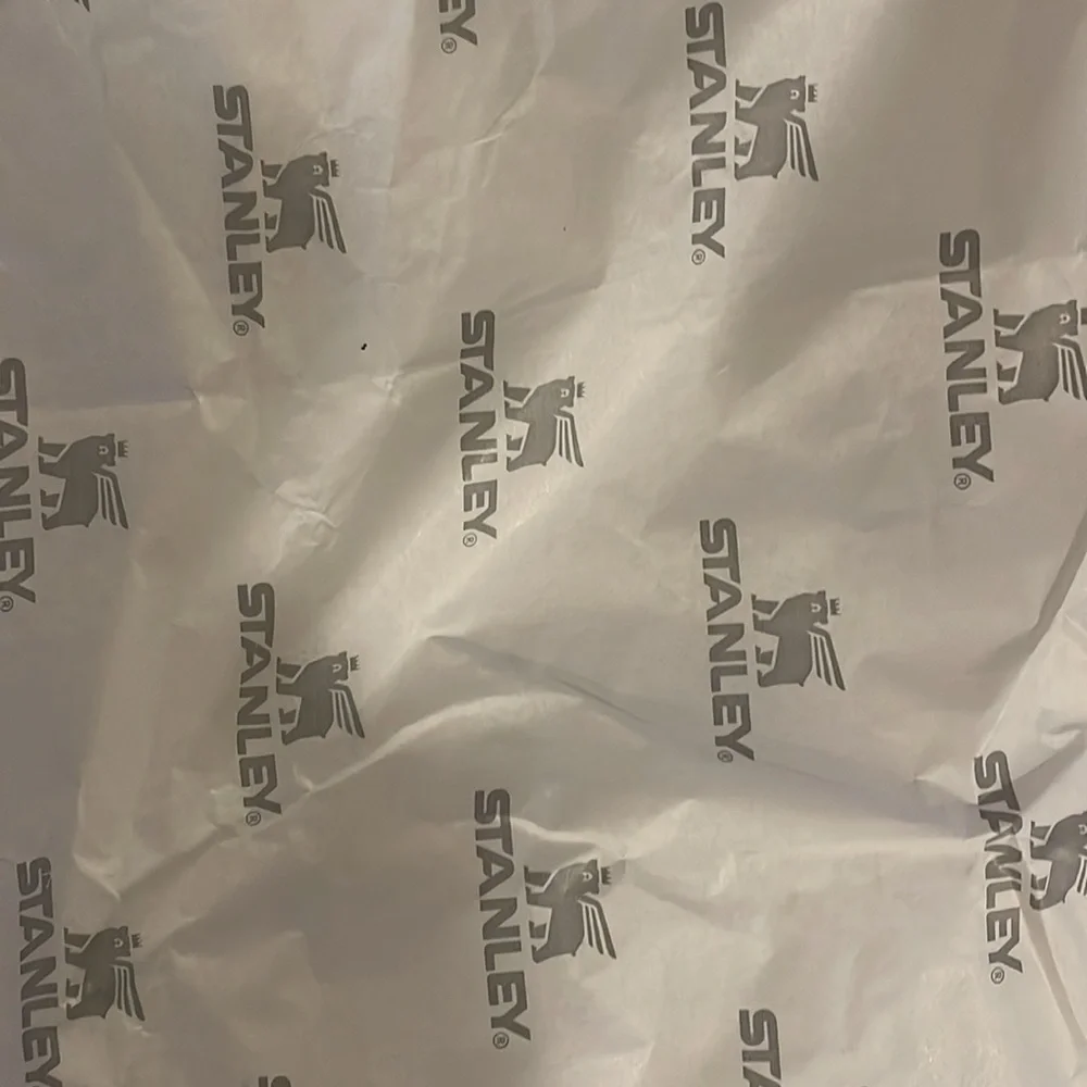 Stanley White Branded White and Gray Tissue Paper